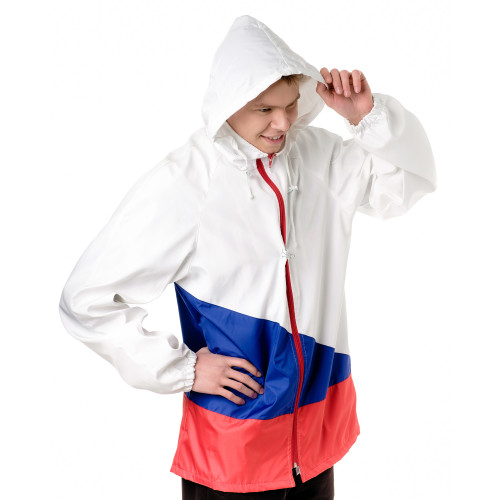 Ветровка с капюшоном, материал: дюспо без подклада