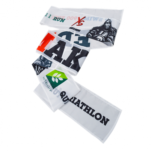 Финишная лента односторонняя, крепсатин