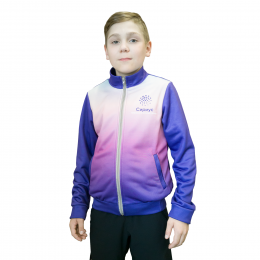 Толстовка без капюшона детская с полной запечаткой