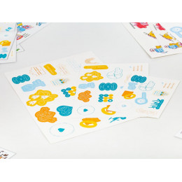 Наклейки бумажные Sticker Pack на заказ, L