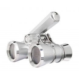 Театральный бинокль-лорнет Broadway 325E, серебристый