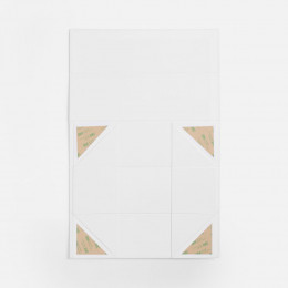 Коробка складная под бутылку Color Jacket Fold, белая