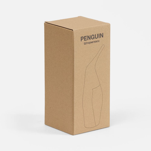 Штормгласс Penguin, черный