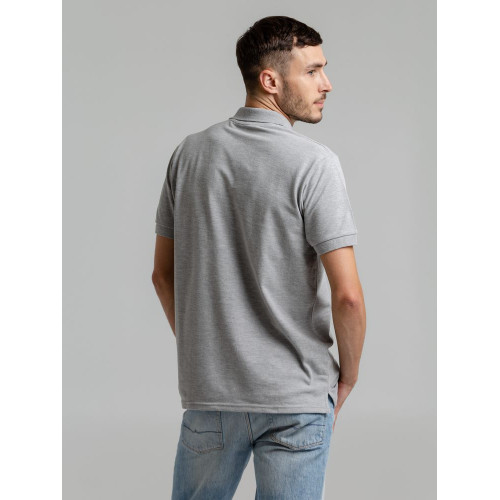 Рубашка поло мужская Virma Premium, серый меланж