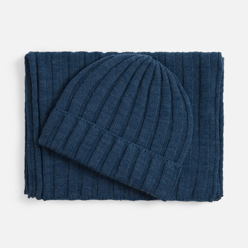 Шарф Metelitsa, синий меланж (джинс)