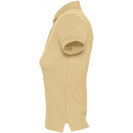 Рубашка поло женская People 210, бежевая