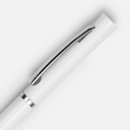Ручка шариковая Euro Chrome, белая