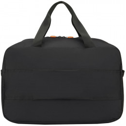 Сумка дорожная Compact Neon, черная с оранжевым