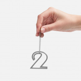 Подвеска Symbol, 3D-печать на заказ, цифра 2