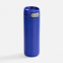 Термостакан X1 с цветной кнопкой, синий с серым