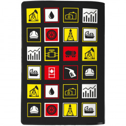 Обложка для паспорта Industry, ver.2, нефть и газ