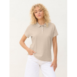 Рубашка поло женская Pulse Women, молочно-белая