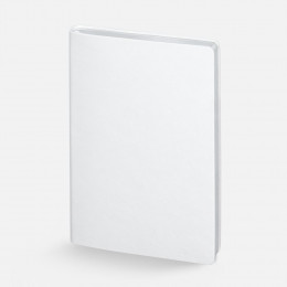 Ежедневник Nebraska Flex, недатированный, белый с серебристым