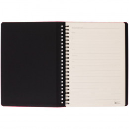 Ежедневник Spring Urban на заказ, недатированный, красный