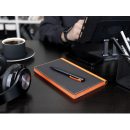 Ручка шариковая Inkolor, черная с красным