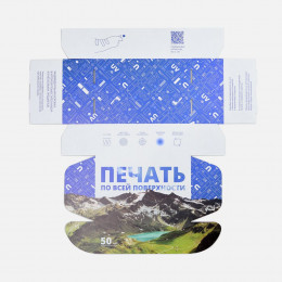 Коробка самосборная Capsie Light с печатью на заказ