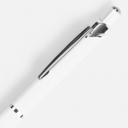 Ручка шариковая Chromos Soft Touch, белая