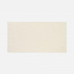 Плед Curve Verve, молочно-белый