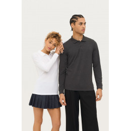 Рубашка поло женская с длинным рукавом Perfect LSL Women, ярко-синяя