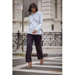 Толстовка с капюшоном женская Queen, ярко-синяя