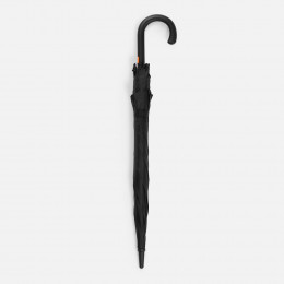 Зонт-трость Hidecolor с цветными спицами, черный с оранжевым