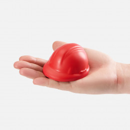 Антистресс «Каска», красный