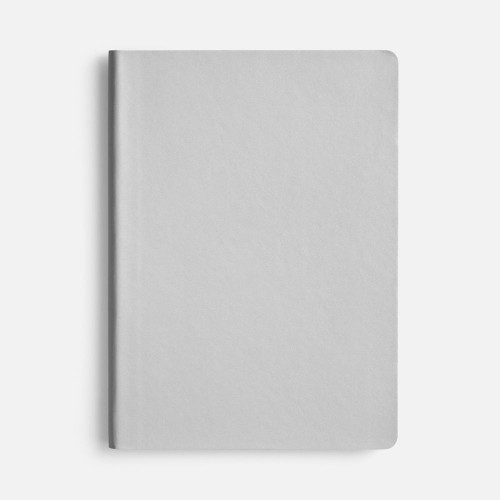 Блокнот Flex Shall ver.2, серебристый