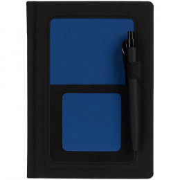 Ежедневник Mobile на заказ, недатированный, черно-синий