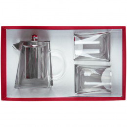 Чайный набор Quadroni в красной коробке