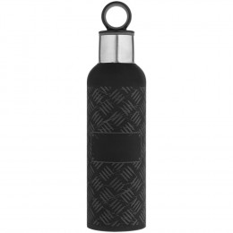 Термобутылка Hard Work Black, черная