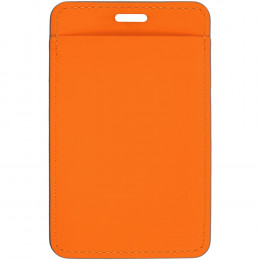 Чехол для пропуска Shall Simple, оранжевый