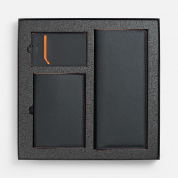 Набор Multimo Simple, черный с оранжевым