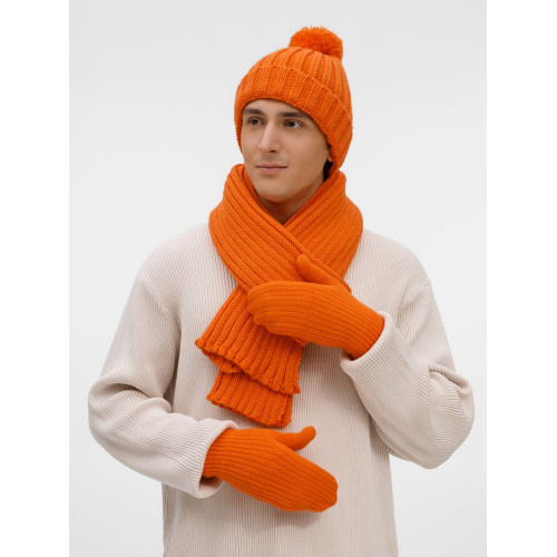 Варежки HappyGo, оранжевые