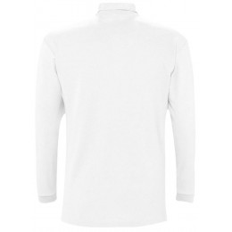 Рубашка поло мужская с длинным рукавом Winter II 210 белая