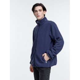 Куртка флисовая унисекс Nesse, темно-синяя