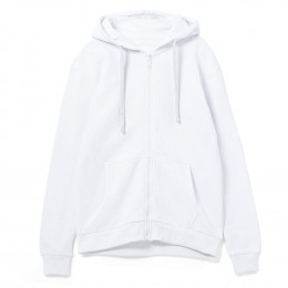 Толстовка на молнии с капюшоном Siverga 2.0, белая