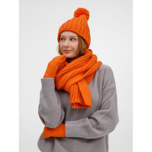 Шарф HappyGo, оранжевый