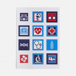 Стикерпак бумажный Industry, медицина
