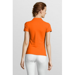 Рубашка поло женская People 210, оранжевая
