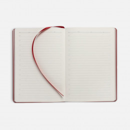 Ежедневник Shall, недатированный, красный