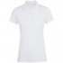 Рубашка поло женская Brandy Women, белая с темно-синим