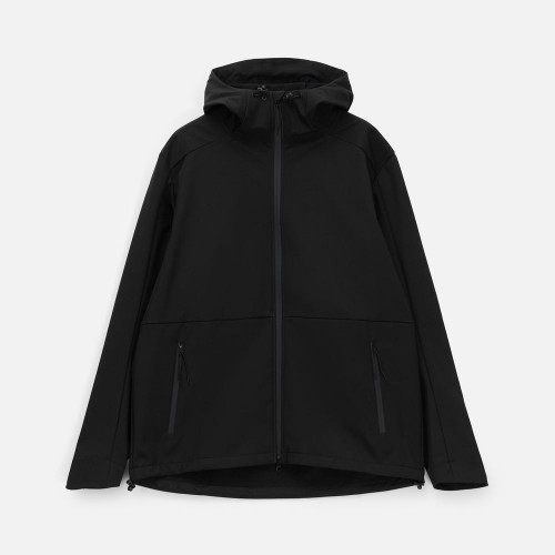 Куртка софтшелл унисекс Traffic, черная