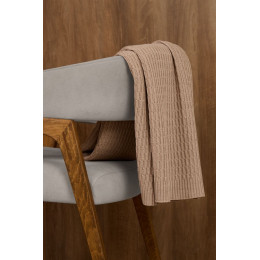 Плед Slumberland, бежевый меланж