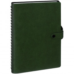 Ежедневник Strep Front на заказ, недатированный, зеленый