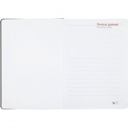 Ежедневник Basis, датированный, темно-серый