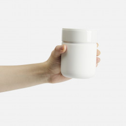 Кружка Nabo с силиконовым держателем, белая