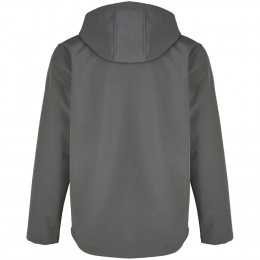 Куртка софтшелл с капюшоном мужская Race Men, темно-серая