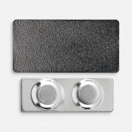 Значок Magnet Matto, серый металлик