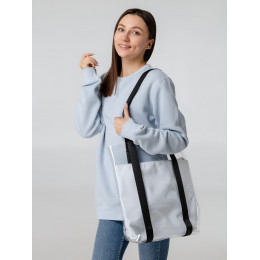 Шопер Clarity с голубым органайзером, прозрачный