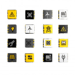 Набор с горьким шоколадом Industry, энергетика